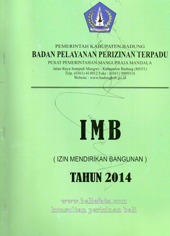 jasa pengurusa izin mendirikan bangunan di bali